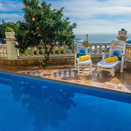 Villa Vista Lux, Piscina Privada Y Zona Exterior Con Vista Mar Tossa de Mar Buitenkant foto